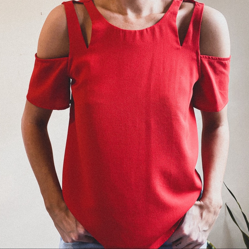 Mine | Red Blouse